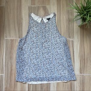 ☀️ Ann Taylor Floral Sleeveless Top